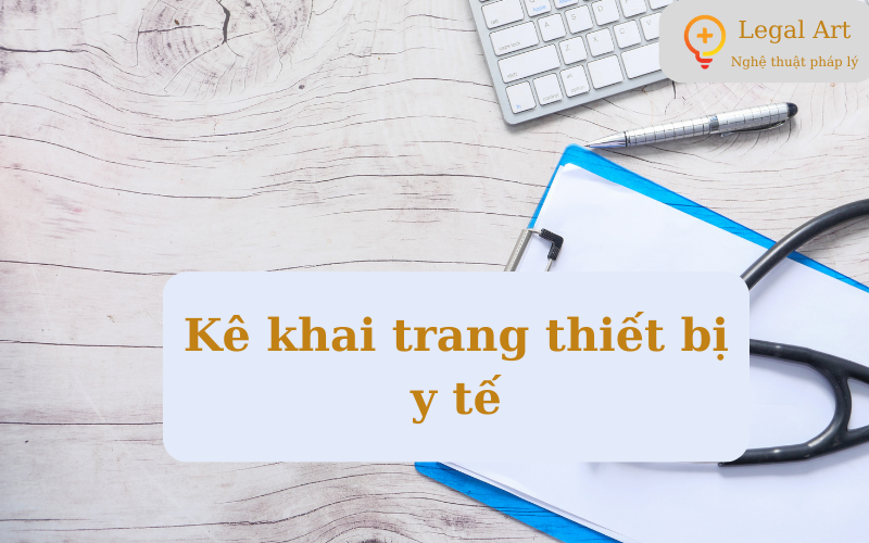 Kê khai giá trang thiết bị y tế.