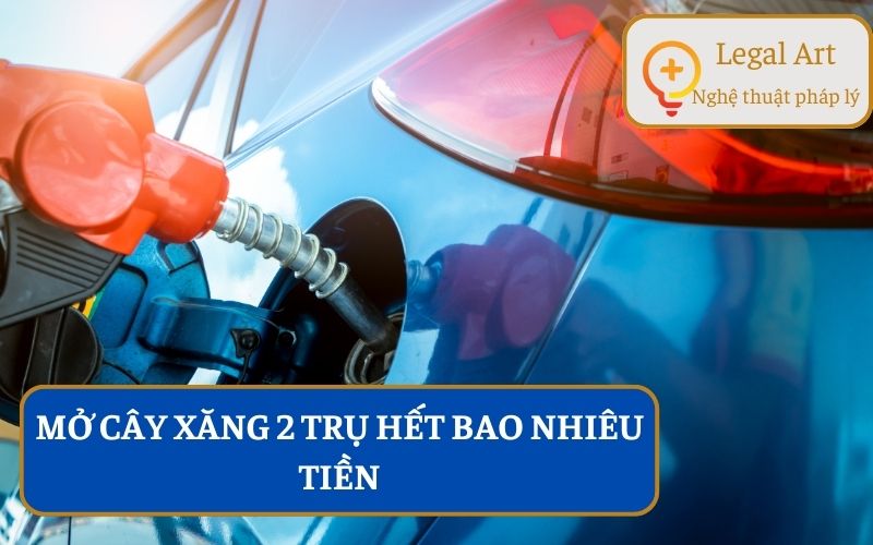 vốn mở cây xăng 2 trụ